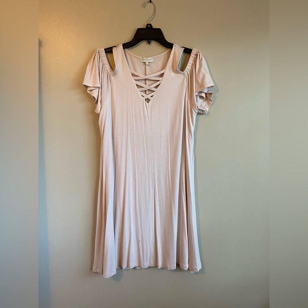 Simply Southern Cold Shoulder Dress